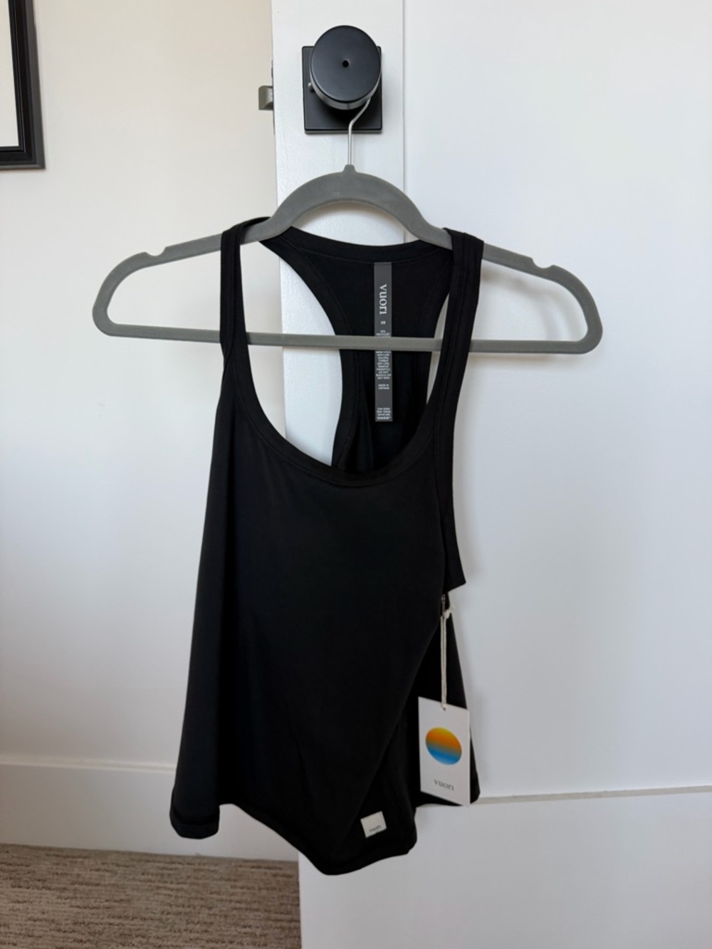 Vuori Black SL Lux Racerback Tank
